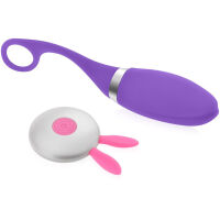 VIBRAČNÍ VAJÍČKO S OVLADAČEM VAGINÁLNÍ A ANÁLNÍ MASAŽÉR - 12 FUNKCÍ FIALOVÁ BARVA - 72605090 - 3