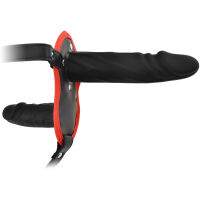 STRAP-ON S DVĚMA PENISY DVOJITÉ DILDO K PENETRACI VAGÍNY I ANUSU  - 79201783 - 2