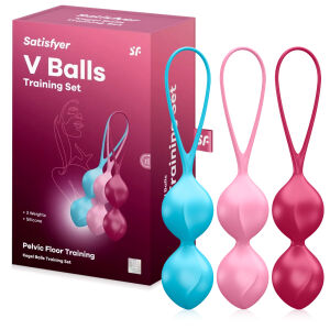 Satisfyer dvojité gejša kuličky pro trénink svalů pánevního dna - 70912734