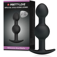 VIBRAČNÍ ANAL PLUG S MANUÁLNÍMI VIBRACEMI KULIČKOVÝ ANÁLNÍ KOLÍK  - 78468818 - 2