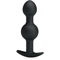 VIBRAČNÍ ANAL PLUG S MANUÁLNÍMI VIBRACEMI KULIČKOVÝ ANÁLNÍ KOLÍK  - 78468818 - 3