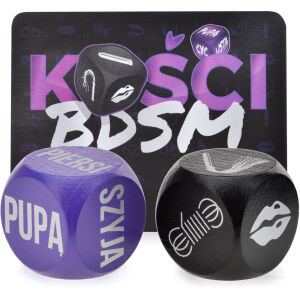 BDSM erotické kostky pro páry hra s úkoly dominance a podřízenost - 73996815