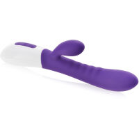 STYLOVÝ  VIBRÁTOR SE STIMULÁTOREM KLITORISU, 30 FUNKCÍ VIBRACÍ A PULSACÍ  - 75287886 - 2