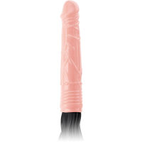 BIČÍK, DŮTKY S SILIKONOVÝM PENISEM, BDSM 62 CM - 79354159  - 2