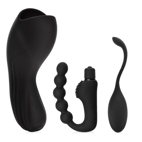 Sada pro páry - masturbátor, masážér prostaty, vajíčko APP - 72861311