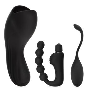 Sada pro páry - masturbátor, masážér prostaty, vajíčko APP - 72861311