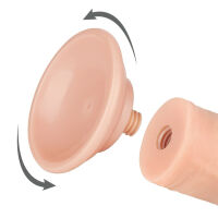 Dildo 20 cm, superrealistický penis s pohyblivou kůží - 79854647 - 5