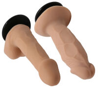 Realistický nastavitelný strap-on pás pro páry se dvěma dildy - 76782492 - 3
