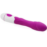 30 VARIANT INTENZIVNÍCH VIBRACÍ SILIKONOVÝ VIBRÁTOR DOKONALÝ MASTURBÁTOR RŮŽOVÁ BARVA - 58634260 - 2