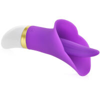 PULSAČNÍ VIBRÁTOR KE STIMULACI G BODU A KLITORISU, DISKRÉTNÍ JAZÝČEK FIALOVÁ BARVA- 71340696 - 2
