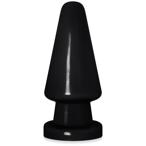 Černý anální kolík 16,5 cm gelový anal plug se silnou přísavkou - 71013313
