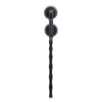 Černý dvojitý váleček dráždivé ostnaté kolečka pro BDSM - 71590600 - 3