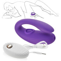 VIBRÁTOR PRO PÁRY VIBRAČNĚ-PULZAČNÍ MASÁŽNÍ PŘÍSTROJ OVLÁDANÝ BEZDRÁTOVÝM DÁLKOVÝM OVLÁDÁNÍM - 7 FUNKCÍ - 75328580 - 5