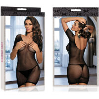 SÍŤOVANÉ ŠATY EROTICKÉ PRÁDLO DÁMSKÁ SEXY KOŠILKA  – 79172699 - 3