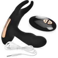 MASAŽÉR PROSTATY, ANÁLNÍ VIBRÁTOR S FUNKCÍ OHŘEVU DO  45 ° C, STIMULACE ANUSU, PERINEA A VARLAT - 76480788 - 4