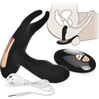 MASAŽÉR PROSTATY, ANÁLNÍ VIBRÁTOR S FUNKCÍ OHŘEVU DO  45 ° C, STIMULACE ANUSU, PERINEA A VARLAT - 76480788 - 2