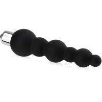 KULIČKOVÝ ANÁLNÍ VIBRÁTOR SILIKONOVÝ ANAL PLUG S ROVNOMĚRNÝMI VIBRACEMI  - 78040137 - 2
