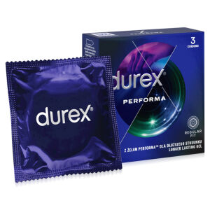 Durex Performa kondomy s benzokainou delší sex 3 ks - 75074136