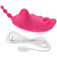 SACÍ A VIBRAČNÍ MASAŽÉR DO KALHOTEK VIBRÁTOR OVLÁDANÝ APLIKACÍ 9 FUNKCÍ  - 70095280 - 2