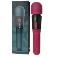 VYHŘÍVANÝ  DO 42ºC VIBRÁTOR WAND OBOUSTRANNÝ MASAŽÉR PRO PENETRACI A MASÁŽ - 74195148 - 3