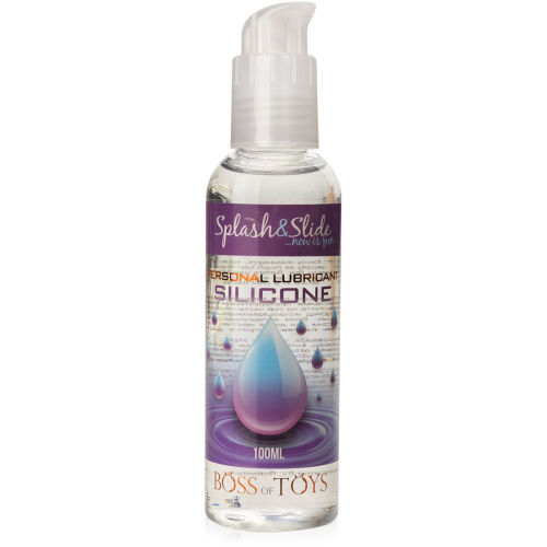 SPLASH&SLIDE SILICONE - ZVLHČUJÍCÍ LUBRIKAČNÍ INTIMNÍ GEL, I K MASÁŽI  100 ml - 79303228