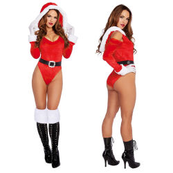 Vánoční 3-dílný kostým Santa Helper body + doplňky - 75961440
