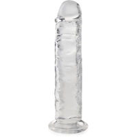 PRUŽNÝ UMĚLÝ PENIS GELOVÉ DILDO NA PŘÍSAVCE  - 74192211 - 3