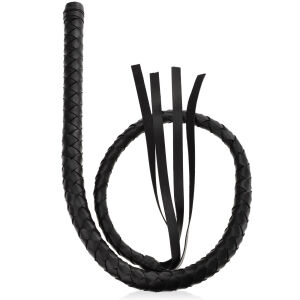 DLOUHÝ 108 cm KOŽENÝ OBUŠEK PRO DŮRAZNÉ BDSM TRESTY A BIČOVÁNÍ - 72922301