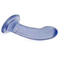 Gelový zakřivený penis dildo 15 cm - 74483710 - 2