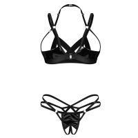 Obsessive Keira Lise spodní prádlo otevřená podprsenka a tanga - 72196136 - 10