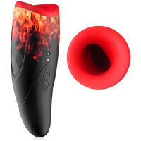 SILIKONOVÝ MASTURÁTOR ZAHŘÍVANÝ NA  42°C - 10 FUNKCÍ STIMULACE  - 76889887 - 12