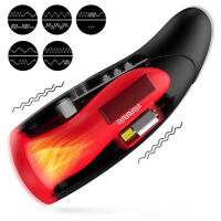 SILIKONOVÝ MASTURÁTOR ZAHŘÍVANÝ NA  42°C - 10 FUNKCÍ STIMULACE  - 76889887 - 6