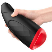 SILIKONOVÝ MASTURÁTOR ZAHŘÍVANÝ NA  42°C - 10 FUNKCÍ STIMULACE  - 76889887 - 3