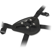STRAP-ON S VELKÝM, REALISTICKÝM PENISEM - PÁS NA BOKY S ŽILNATÝM DILDEM  - 74548910 - 2