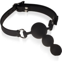 SILIKONOVÝ ROUBÍK BDSM KULIČKOVÉ DILDO STRAP-ON 2V1 - 79026555 - 4