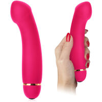ELEGANTNÍ VIBRÁTOR Z LÉKAŘSKÉHO SILIKONU KE STIMULACI G-BODU - 74226380 - 4