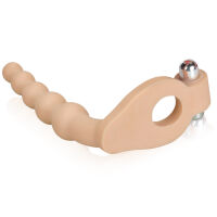 Vibrační erekční kroužek na penis s masérem - 79544000 - 6