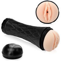 Sada pro muže: vakuová pumpa na penis, umělá vagina a lubrikant na vodní bázi  – 71872957 - 5