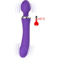 DVOUSTRANNÝ VIBRÁTOR NAHŘÍVANÝ 45 °C HORKÝ MASTURBÁTOR – 75653249 - 5