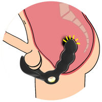 DVOUSYSTÉMOVÝ MASAŽÉR PROSTATY A HRÁZE - 36 INTENZIVNÍCH FUNKCÍ  - 72664695 - 2