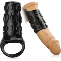 SILNĚ STIMULUJÍCÍ GELOVÝ NÁVLEK NA PENIS A VARLATA - CCL 69450 - 3