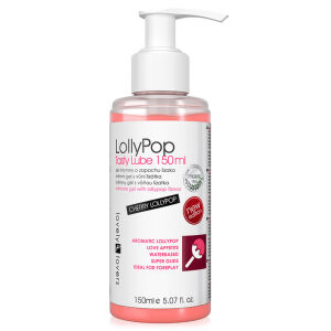 Lovely lovers lollypop - chuťový intimní gel třešňový lízátko orální sex 150 ml - 73549029