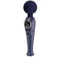 Tmavě modrý elegantní masážní přístroj WAND pro ženy 90 programů - 74526849 - 5