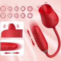 ŽENSKÝ DVOJITÝ MASTURBÁTOR 100 MOŽNOSTÍ POUŽITÍ S POSUVNÝM PENISEM A POHYBLIVÝM JAZYKEM 2v1 - 77452900 - 3