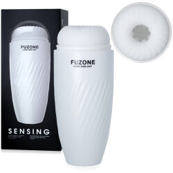 Měkká umělá vagína v elegantní bílé tubě masturbátor - 72542874