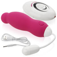 VIBRUJÍCÍ MASTURBÁTOR DO VAGÍNY A ANÁLU UNIKÁTNÍ VAJÍČKO 12 PROGRAMŮ  - 79600597 - 2