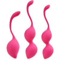 VIBRAČNÍ VENUŠINY KULIČKY - SILNÉ SVALY PÁNEVNÍHO DNA - ŠTÍHLÝ TVAR, PROGRESIVNÍ PROCVIČOVÁNÍ ŠTĚRBINKY RŮŽOVÁ BARVA- 72277613 - 4