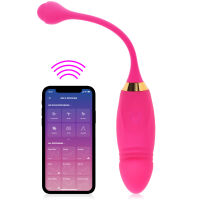 VÝKONNÉ STIMULAČNÍ VAJÍČKO OVLÁDANÉ APLIKACÍ - 9 ZABUDOVANÝCH FUNKCÍ  - 74212637 - 7