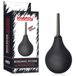 Černá gumová hruška na klystýr irigátor anální 160 ml - 70230983