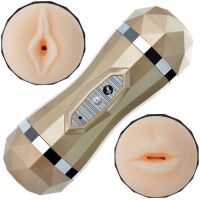 VAGINÁLNĚ-ORÁLNÍ MASTURBÁTOR PRO MUŽE V TUBĚ 35 SEX FUNKCÍ  35 SEX FUNKCJI - 74305160 - 10